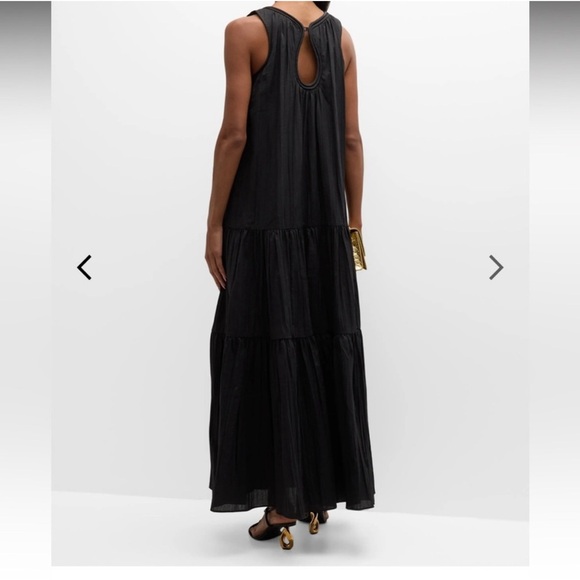 Acler Conara Sleeveless Black Maxi Dress with Pockets New with Tags $520 Retail‎ - Picture 3 of 14